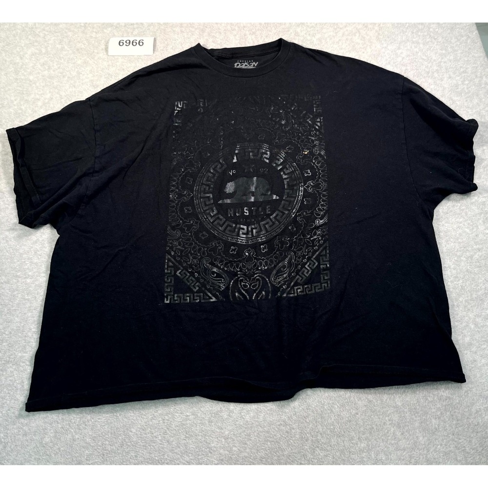 Popular Poison T Shirt Mens 5XL Black Cotton California Republic Hustle Graphic